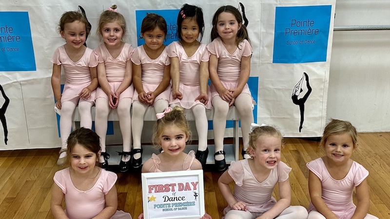 Young Ballet Dancers First Day